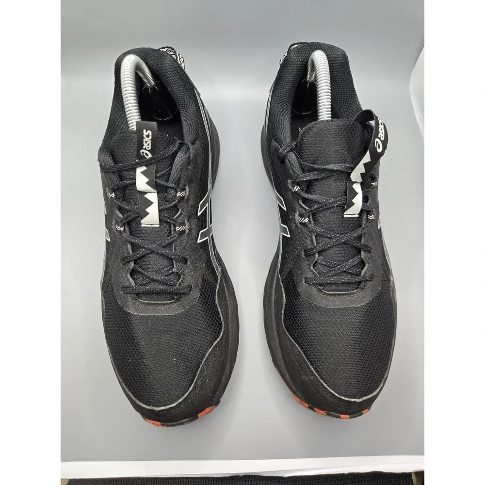 ASICS GEL-Venture 9 Trail Running Shoes Black Orange Men's Size 10 1011B967‎